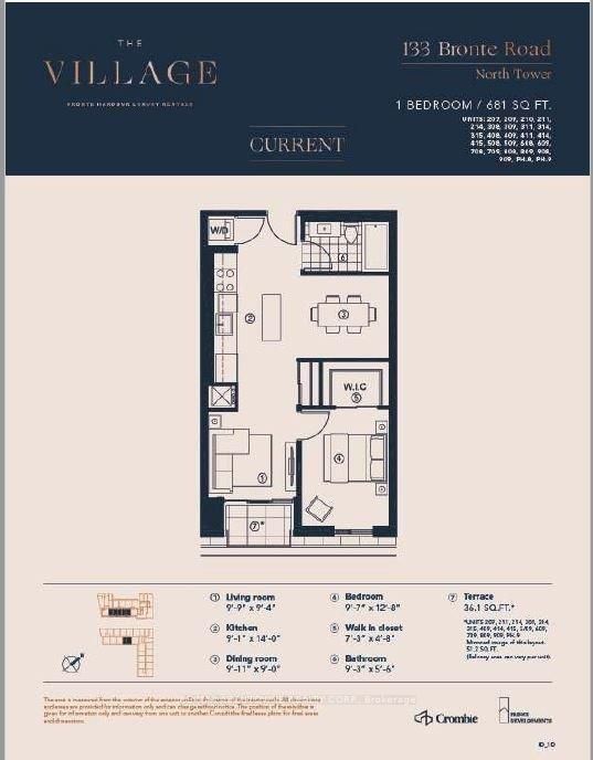 B0909 – 133 BRONTE Road, Oakville ‣ W12528862 B0909 – 133 BRONTE Road, Oakville ‣ W12528862