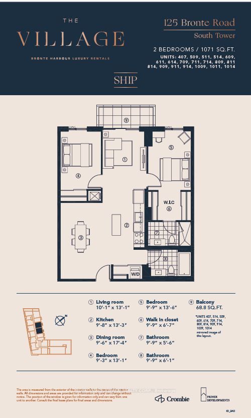 A0711 – 125 Bronte Road, Oakville ‣ W12530520 A0711 – 125 Bronte Road, Oakville ‣ W12530520