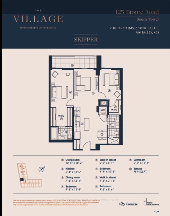 A303 – 125 Bronte Road, Oakville ‣ W13855558 A303 – 125 Bronte Road, Oakville ‣ W13855558